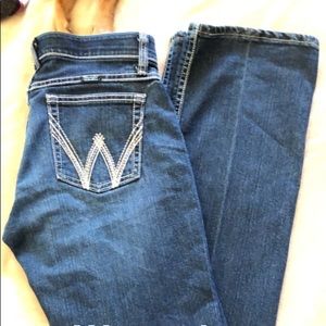 Wrangler bootcut jeans size 3/4x36